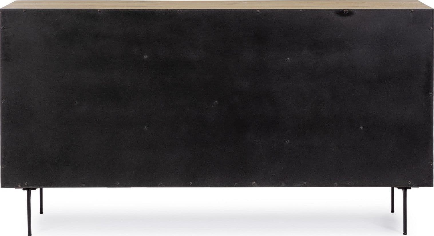 Credenza "Stanwood" con 3 ante e 3 cassetti, in mdf, finitura in rovere in Credenze Decor Space - Altamura, commercioVirtuoso.it