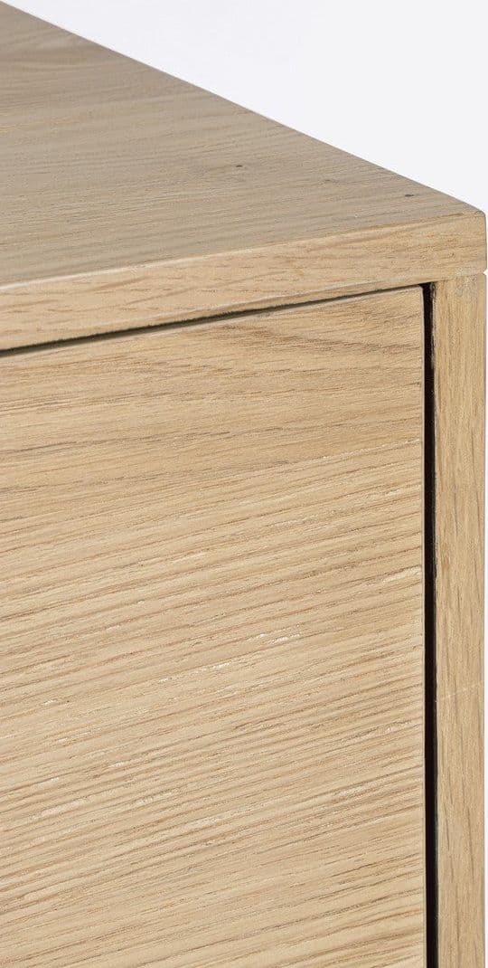 Credenza "Stanwood" con 3 ante e 3 cassetti, in mdf, finitura in rovere - 24