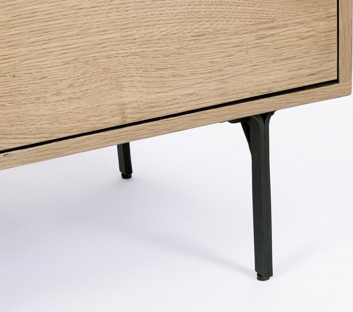 Credenza "Stanwood" con 3 ante e 3 cassetti, in mdf, finitura in rovere - 25