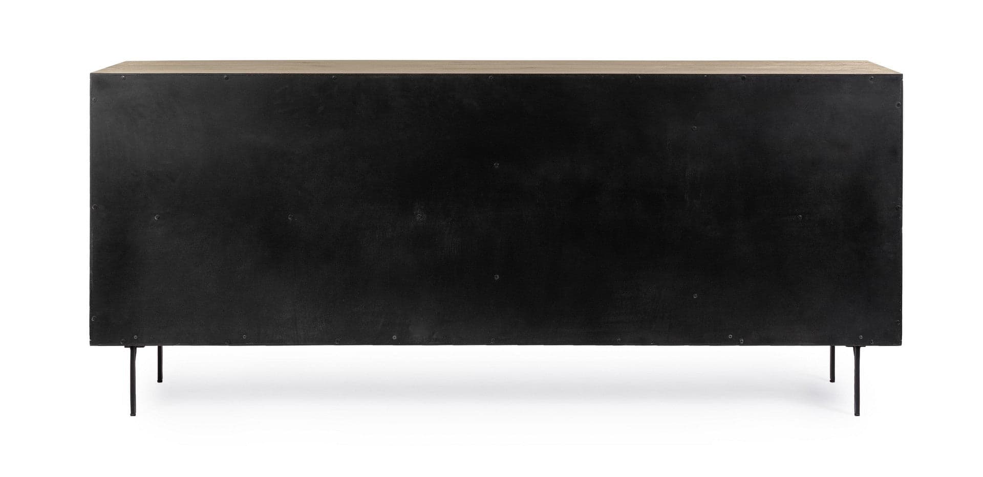 Credenza "Stanwood" con 3 ante e 3 cassetti, in mdf, finitura in rovere in Credenze Decor Space - Altamura, commercioVirtuoso.it