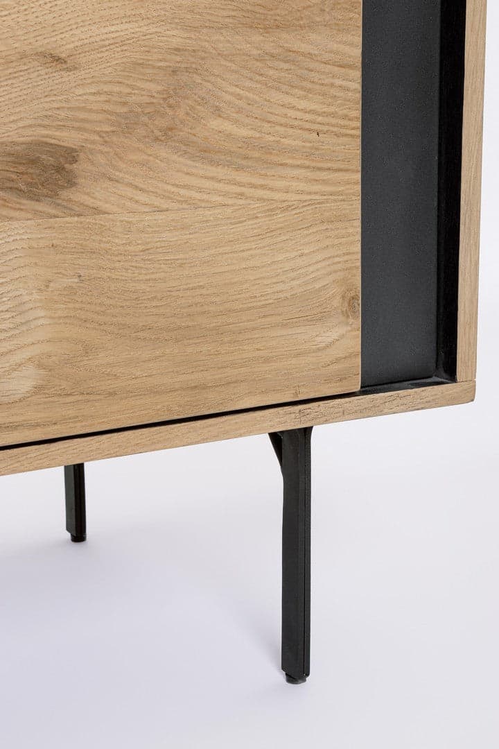 Credenza "Stanwood" con 3 ante e 3 cassetti, in mdf, finitura in rovere in Credenze Decor Space - Altamura, commercioVirtuoso.it