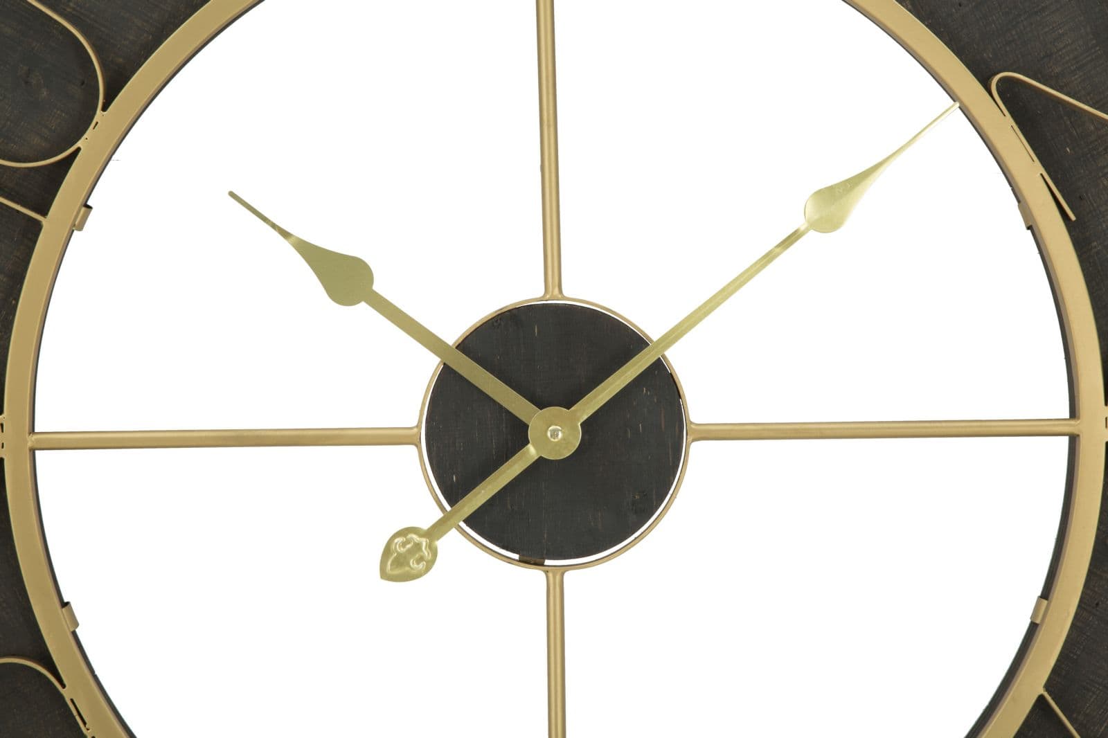 Orologio da parete in legno MDF e ferro per salotto e cucina in Orologi da parete Decor Space - Altamura, commercioVirtuoso.it