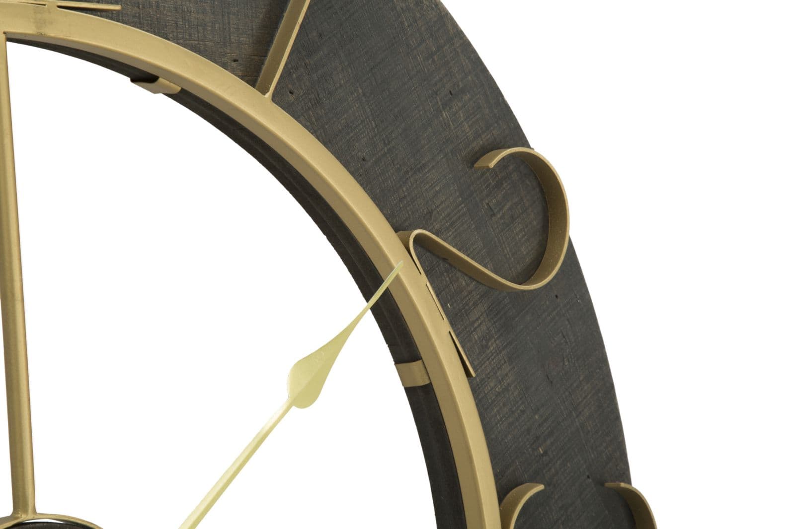 Orologio da parete in legno MDF e ferro per salotto e cucina in Orologi da parete Decor Space - Altamura, commercioVirtuoso.it