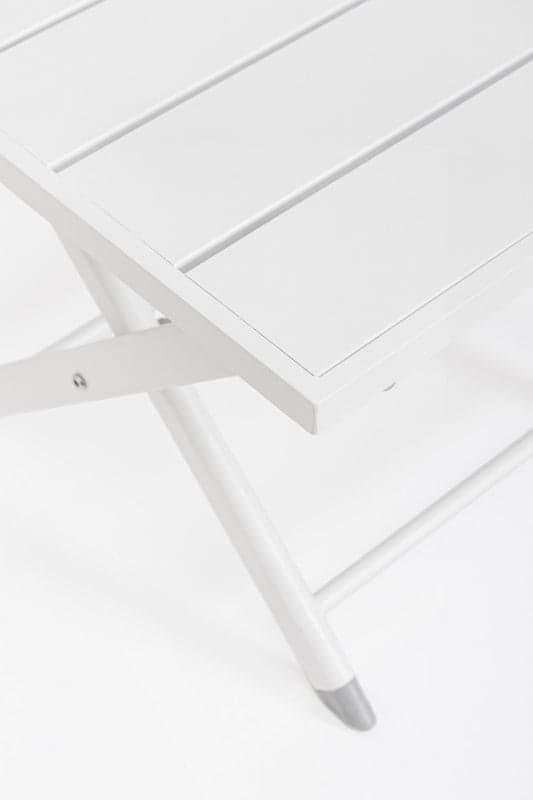 Tavolino "Taylor" quadrato monocolor, con struttura in alluminio, da 44 x 43 cm in Tavoli standard Decor Space - Altamura, commercioVirtuoso.it