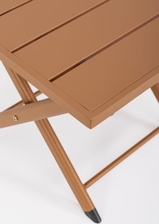 Tavolino "Taylor" quadrato monocolor, con struttura in alluminio, da 44 x 43 cm in Tavoli standard Decor Space - Altamura, commercioVirtuoso.it