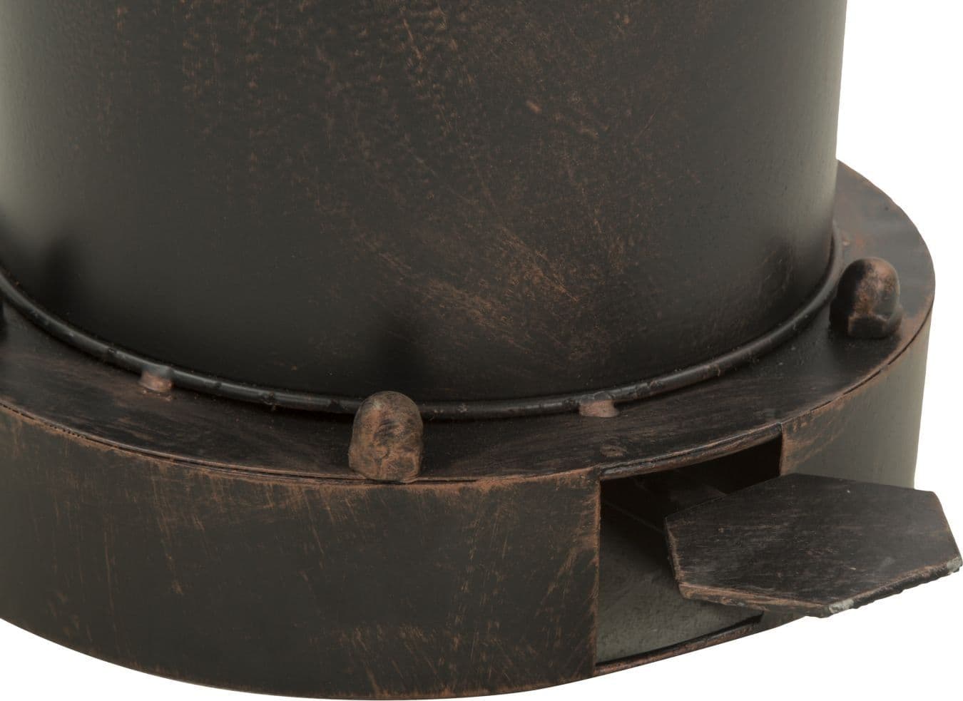 Bidoncino porta rifiuti stile industrial in metallo per decorazione ambienti in Soprammobili Decor Space - Altamura, commercioVirtuoso.it