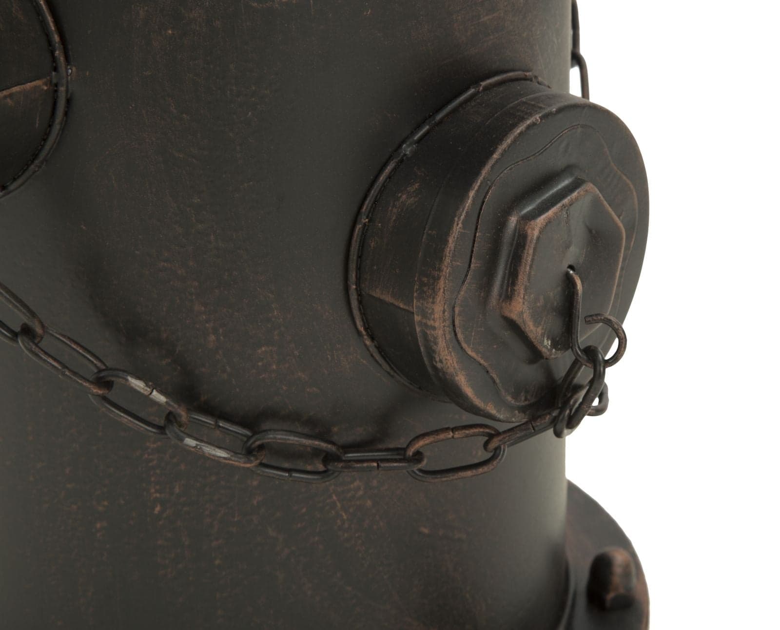 Bidoncino porta rifiuti stile industrial in metallo per decorazione ambienti in Soprammobili Decor Space - Altamura, commercioVirtuoso.it