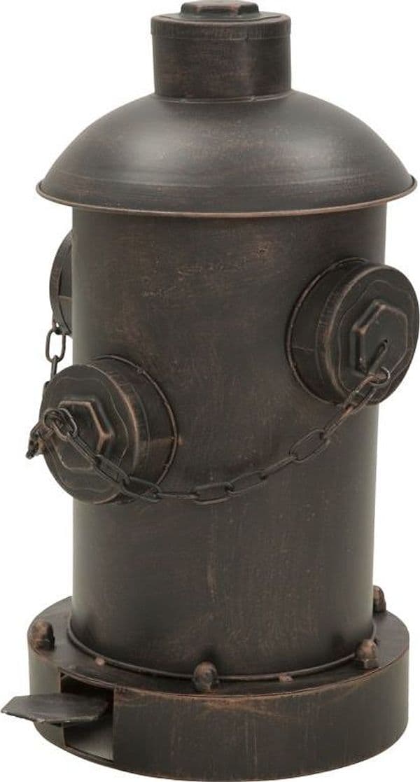 Bidoncino porta rifiuti stile industrial in metallo per decorazione ambienti in Soprammobili Decor Space - Altamura, commercioVirtuoso.it