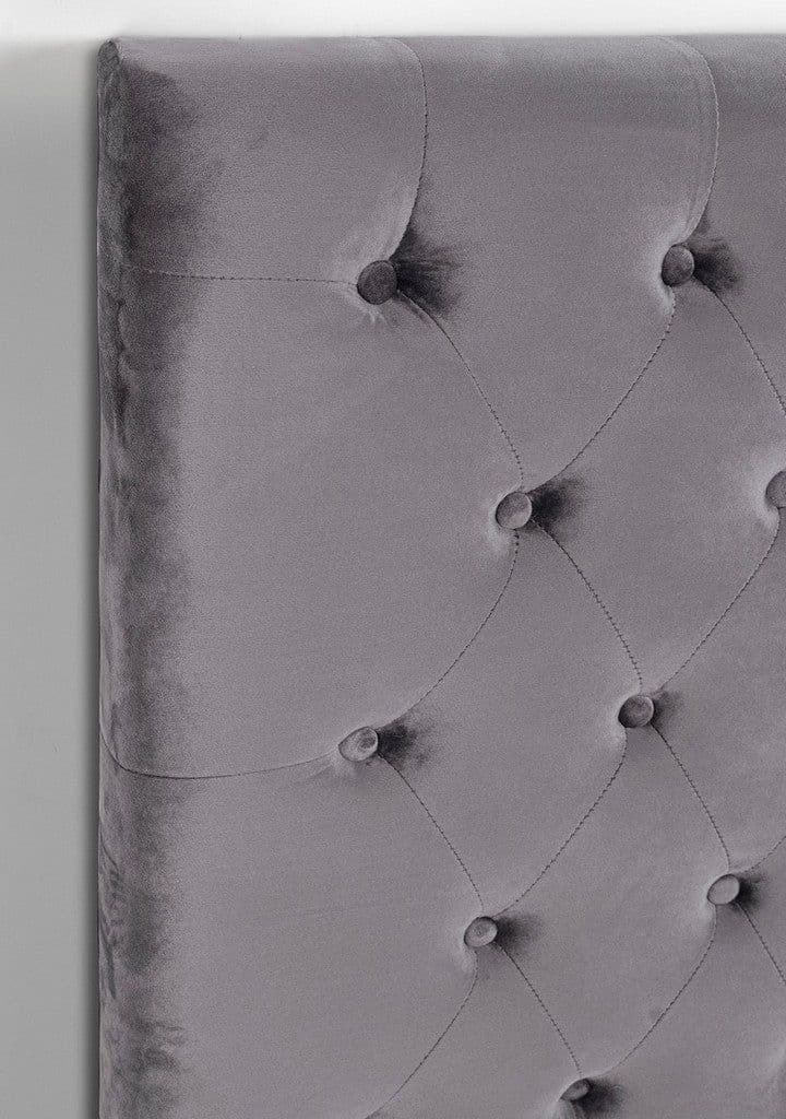 Testiera per letto "Caspar" con struttura in compensato da 160 x 8 x 120 cm in Materassi Decor Space - Altamura, commercioVirtuoso.it