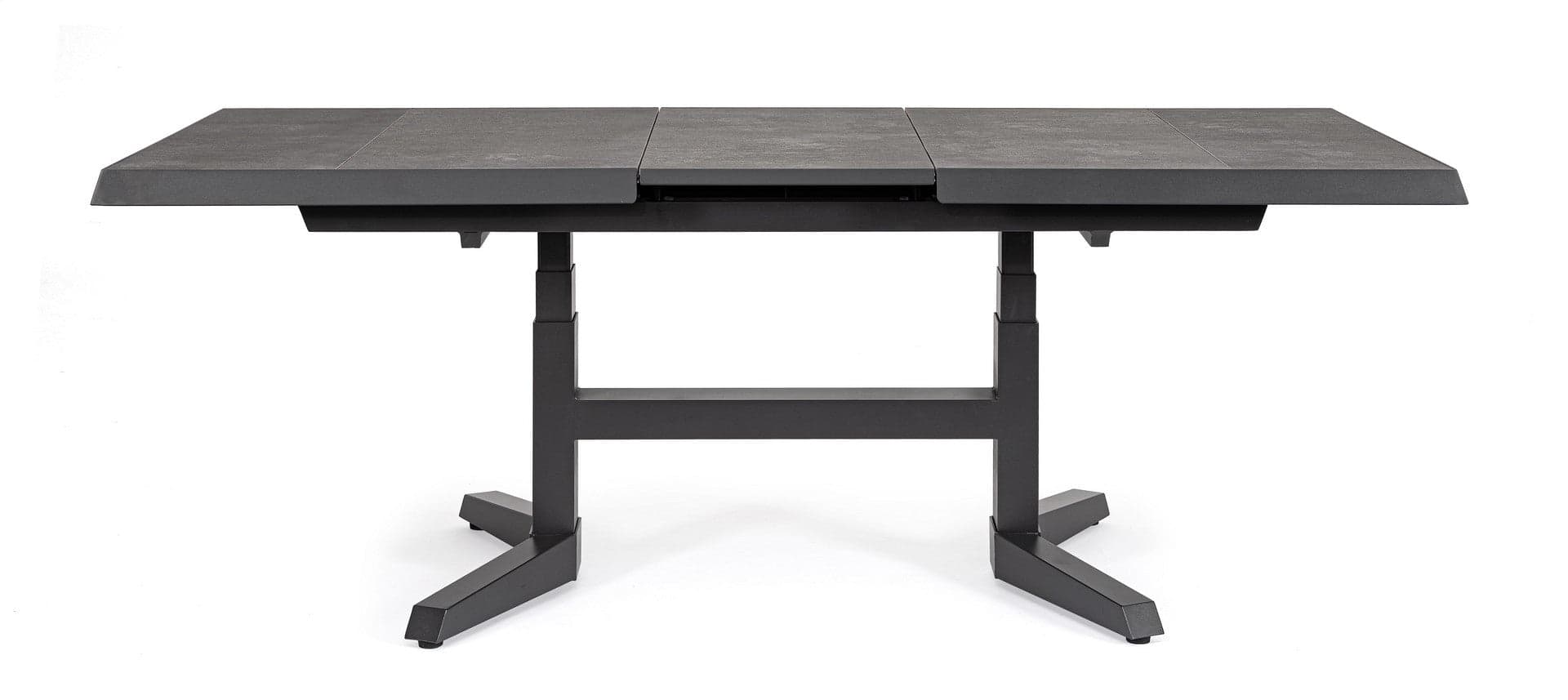 Tavolo allungabile "Robert" struttura in alluminio, piano in ceramica da 143/183 x 88 cm in Tavoli da sala da pranzo Decor Space - Altamura, commercioVirtuoso.it