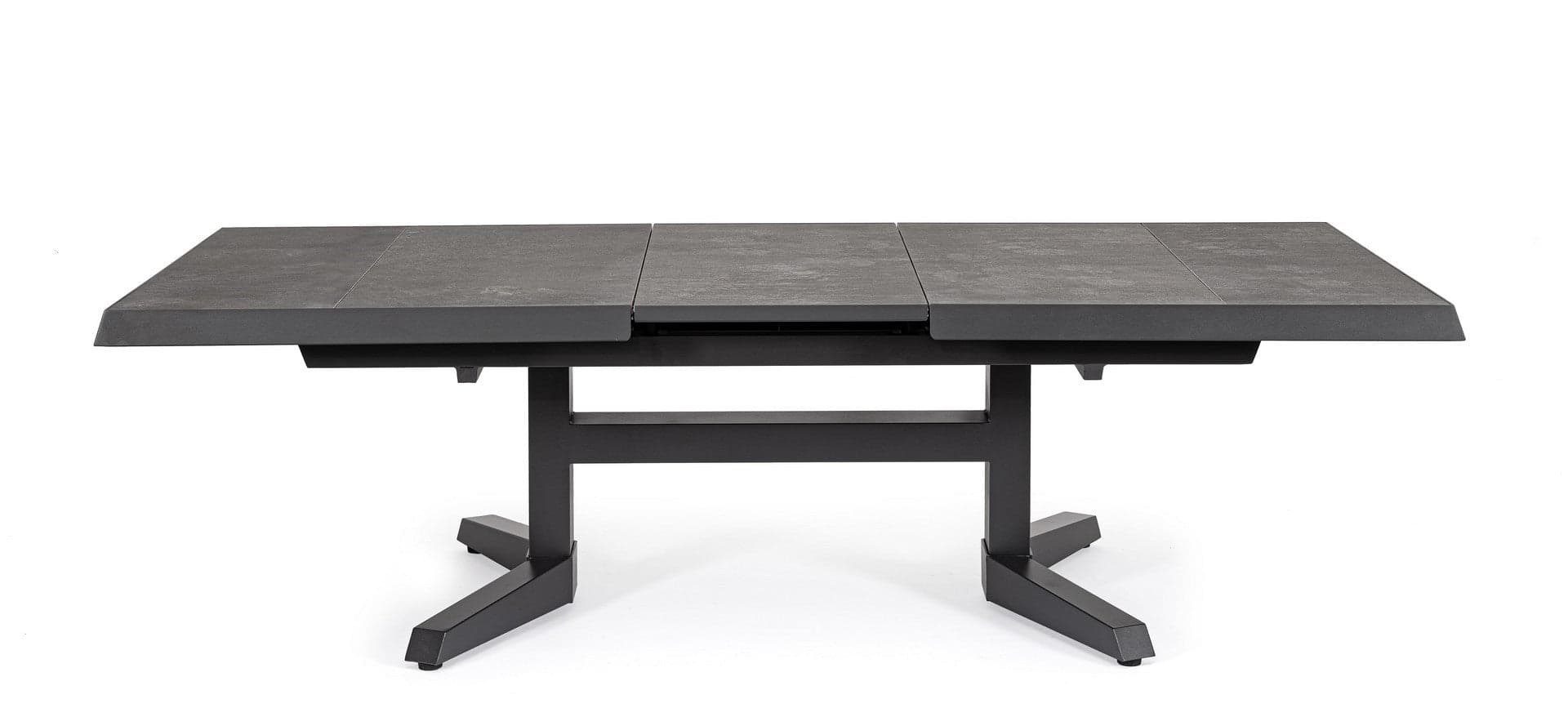 Tavolo allungabile "Robert" struttura in alluminio, piano in ceramica da 143/183 x 88 cm in Tavoli da sala da pranzo Decor Space - Altamura, commercioVirtuoso.it