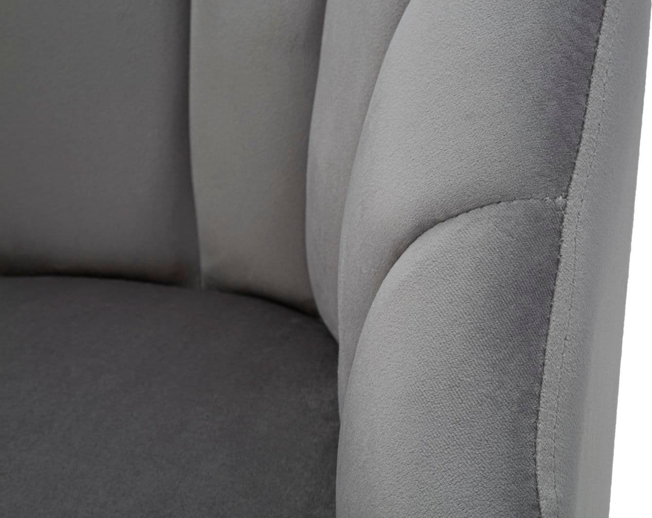 Poltrona "Shell" in poliestere gambe in metallo per interni in Poltrone Decor Space - Altamura, commercioVirtuoso.it