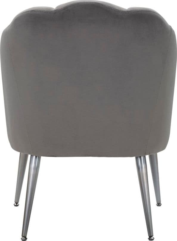 Poltrona "Shell" in poliestere gambe in metallo per interni in Poltrone Decor Space - Altamura, commercioVirtuoso.it