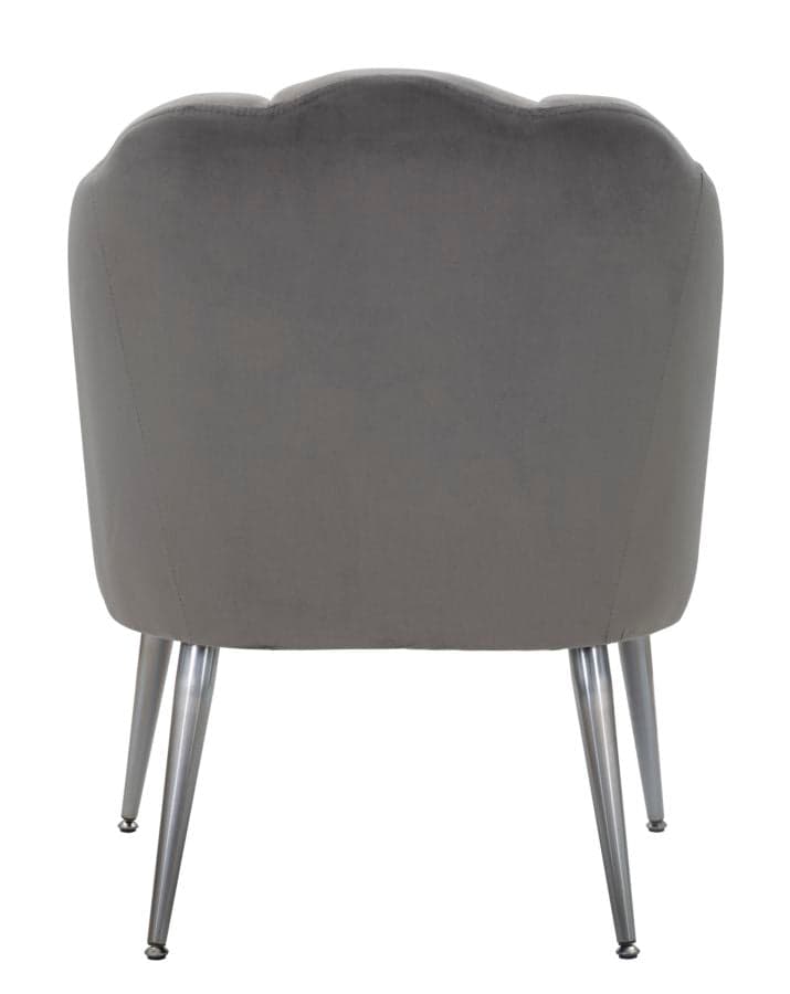 Poltrona "Shell" in poliestere gambe in metallo per interni in Poltrone Decor Space - Altamura, commercioVirtuoso.it