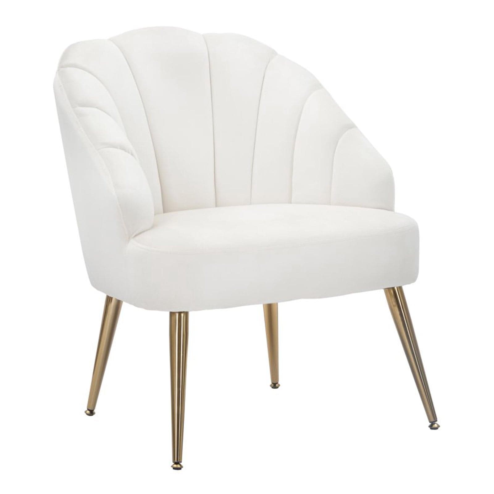 Poltrona "Shell" in poliestere gambe in metallo per interni in Poltrone Decor Space - Altamura, commercioVirtuoso.it