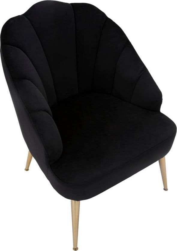 Poltrona "Shell" in poliestere gambe in metallo per interni in Poltrone Decor Space - Altamura, commercioVirtuoso.it