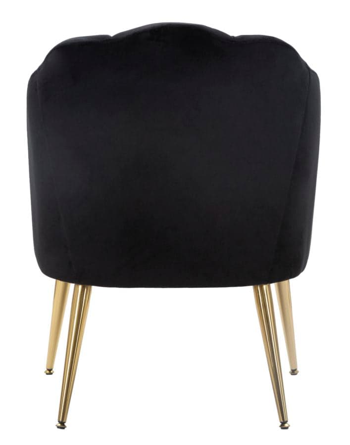 Poltrona "Shell" in poliestere gambe in metallo per interni in Poltrone Decor Space - Altamura, commercioVirtuoso.it