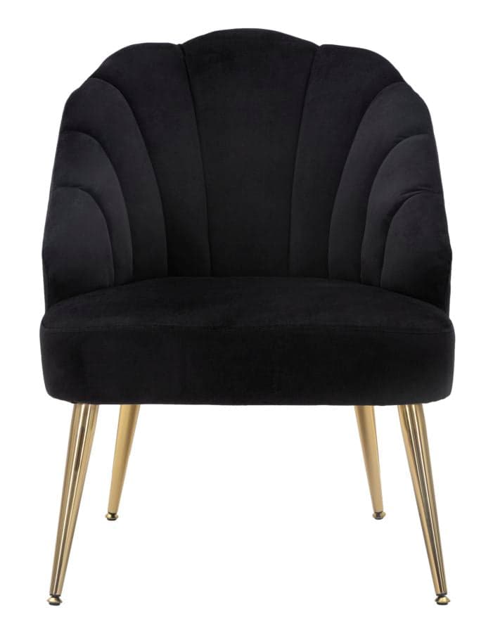 Poltrona "Shell" in poliestere gambe in metallo per interni in Poltrone Decor Space - Altamura, commercioVirtuoso.it