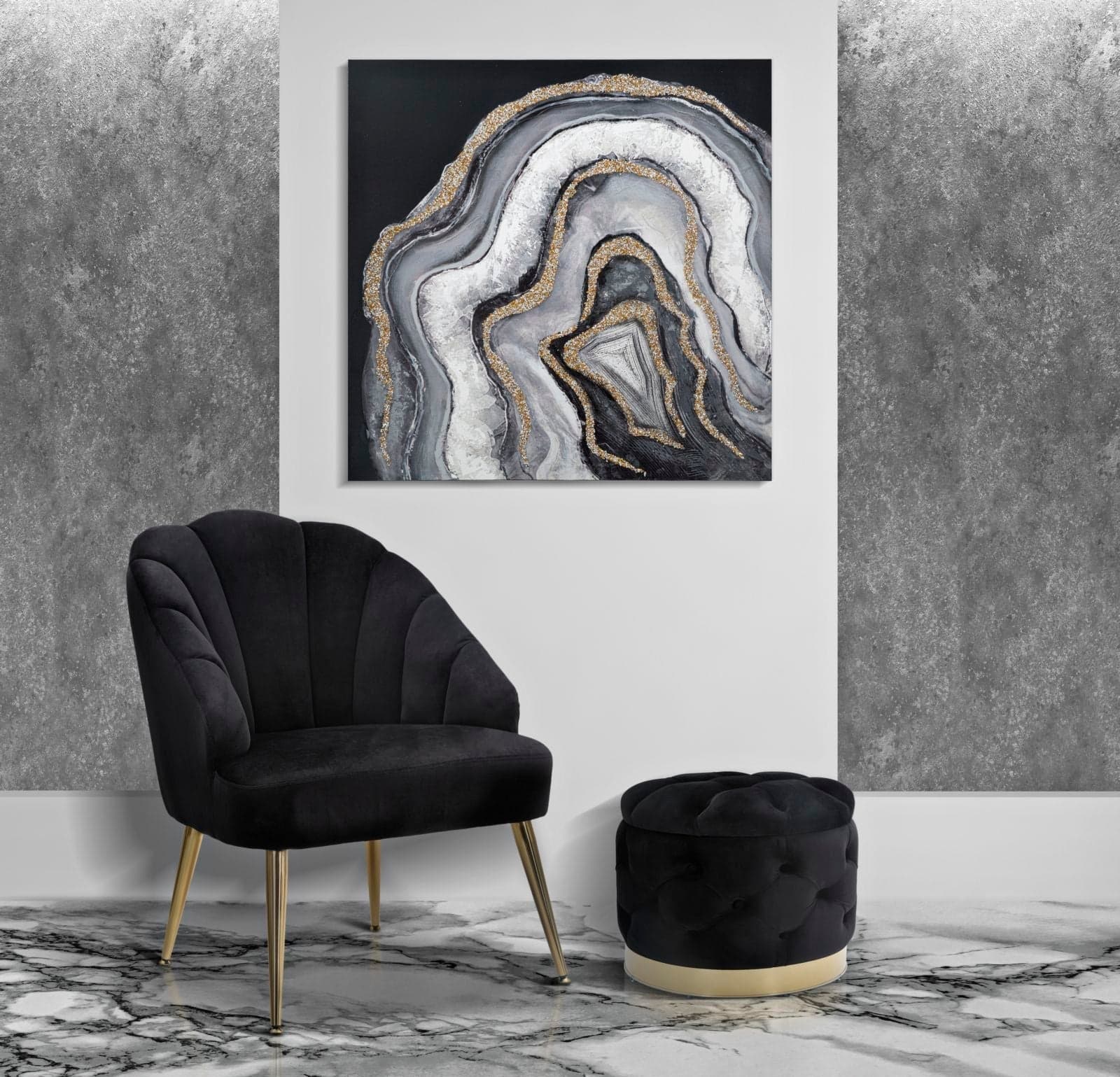 Poltrona "Shell" in poliestere gambe in metallo per interni in Poltrone Decor Space - Altamura, commercioVirtuoso.it