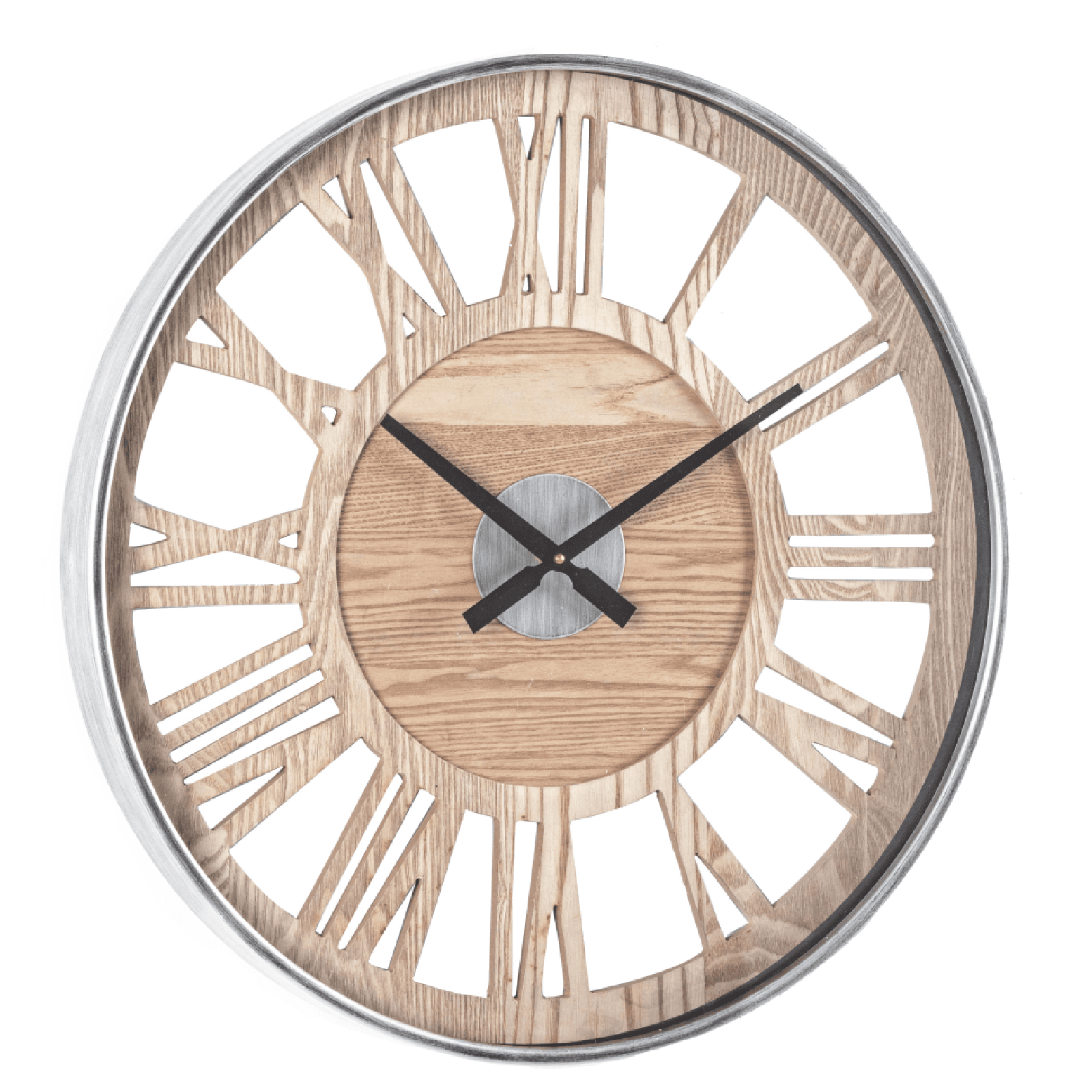 Orologio da parete in acciaio a batteria "Ticking" Ø 60x6 cm in Orologi da parete Decor Space - Altamura, commercioVirtuoso.it