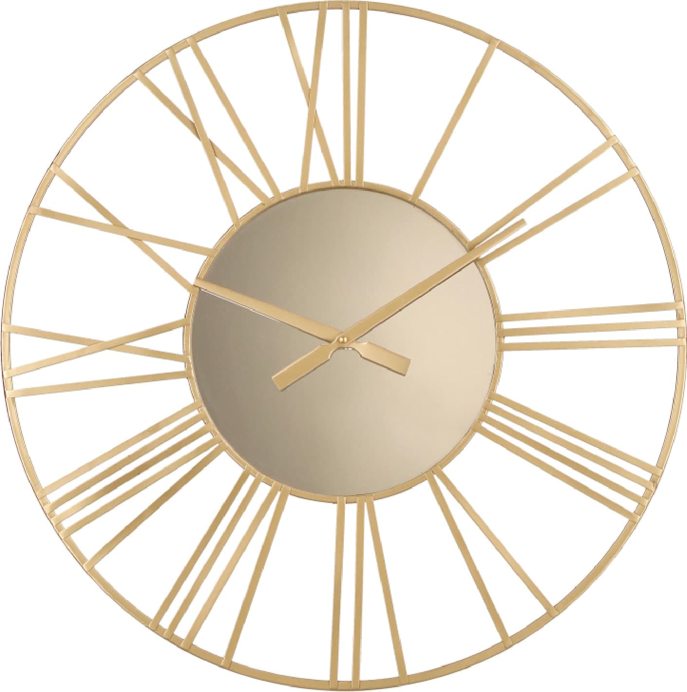 Orologio da parete "Ticking" in acciaio a batteria Ø60x6.5 cm in Orologi da parete Decor Space - Altamura, commercioVirtuoso.it