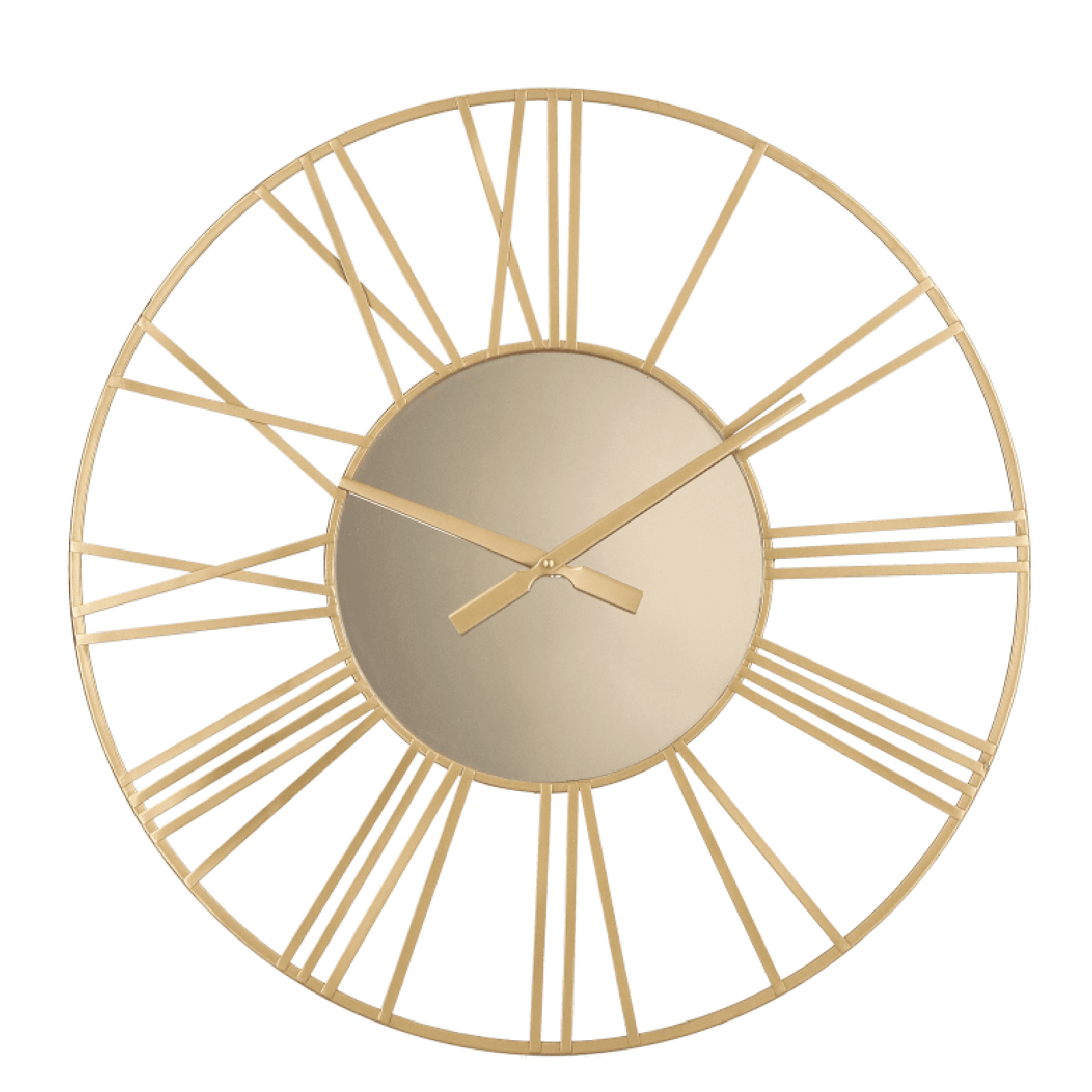 Orologio da parete "Ticking" in acciaio a batteria Ø60x6.5 cm in Orologi da parete Decor Space - Altamura, commercioVirtuoso.it