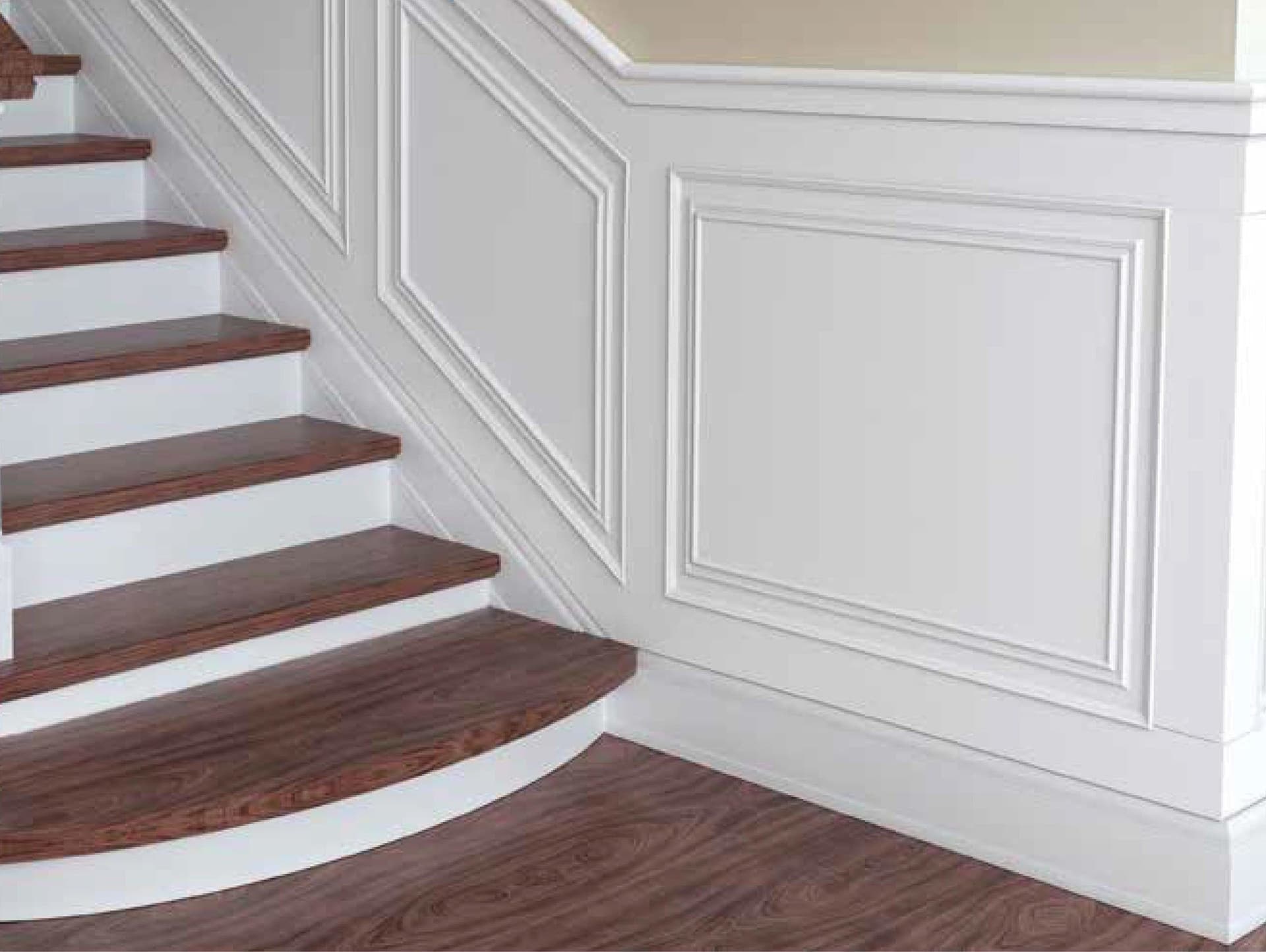 2,2mq di Boiserie in Duropolimero Polistrutturato Mod.Dallas L200xH110 anche scale - Eternal Parquet