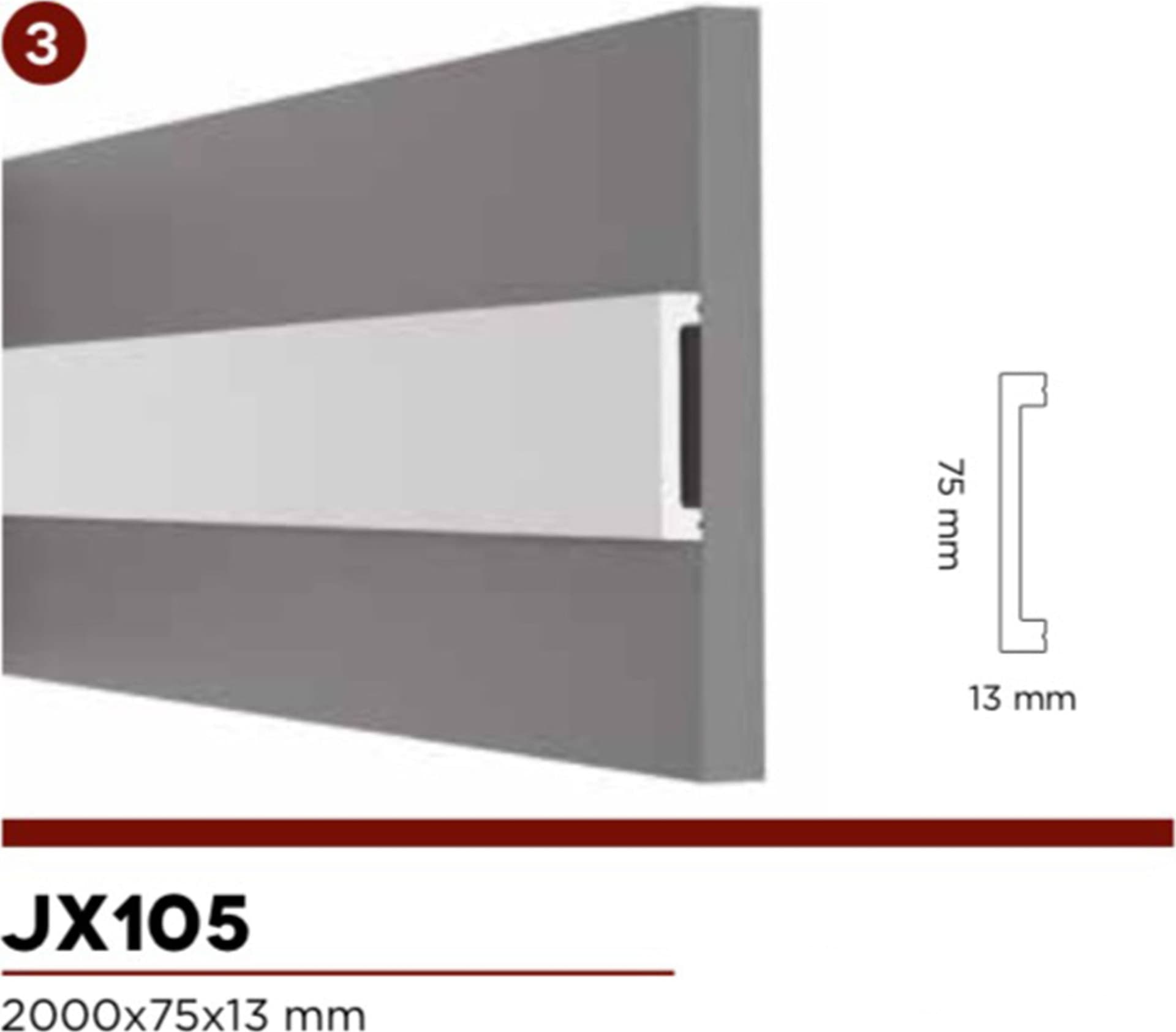 2,2mq di Boiserie in Duropolimero Polistrutturato Mod.Dallas L200xH110 anche scale - Eternal Parquet