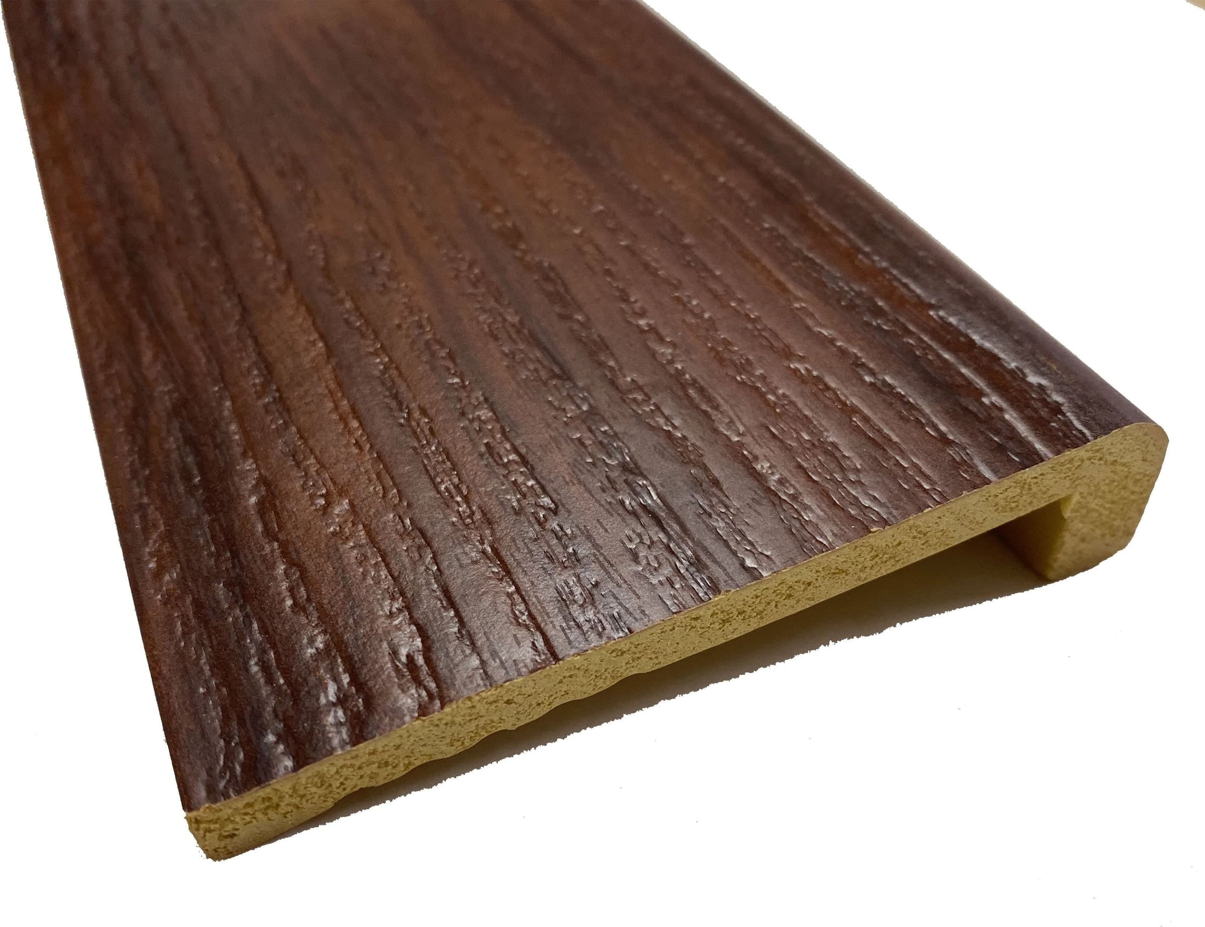 Battiscopa Coprimarmo copribattiscopa in Duropolimero Polistrutturato 100x25 effetto legno o bianco Eternal Parquet