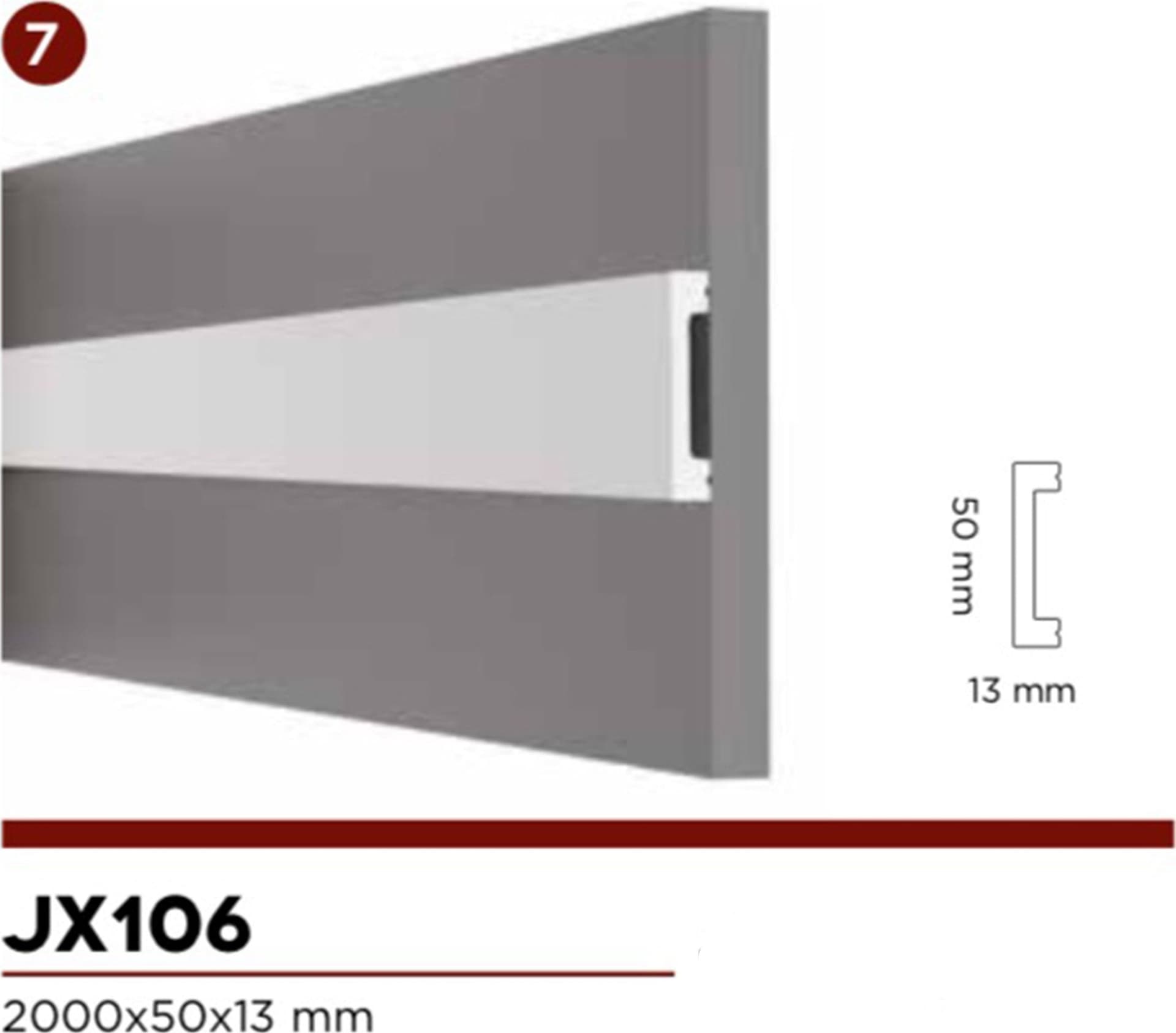 5,5mq di Boiserie in Duropolimero Polistrutturato Mod.Boston parete intera 2x2,7mt - Eternal Parquet