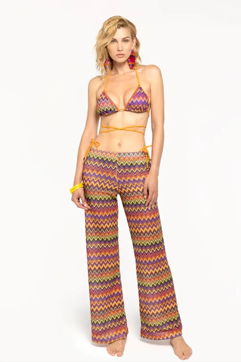 4GIVENESS | Pantalone palazzo Chevron - 3