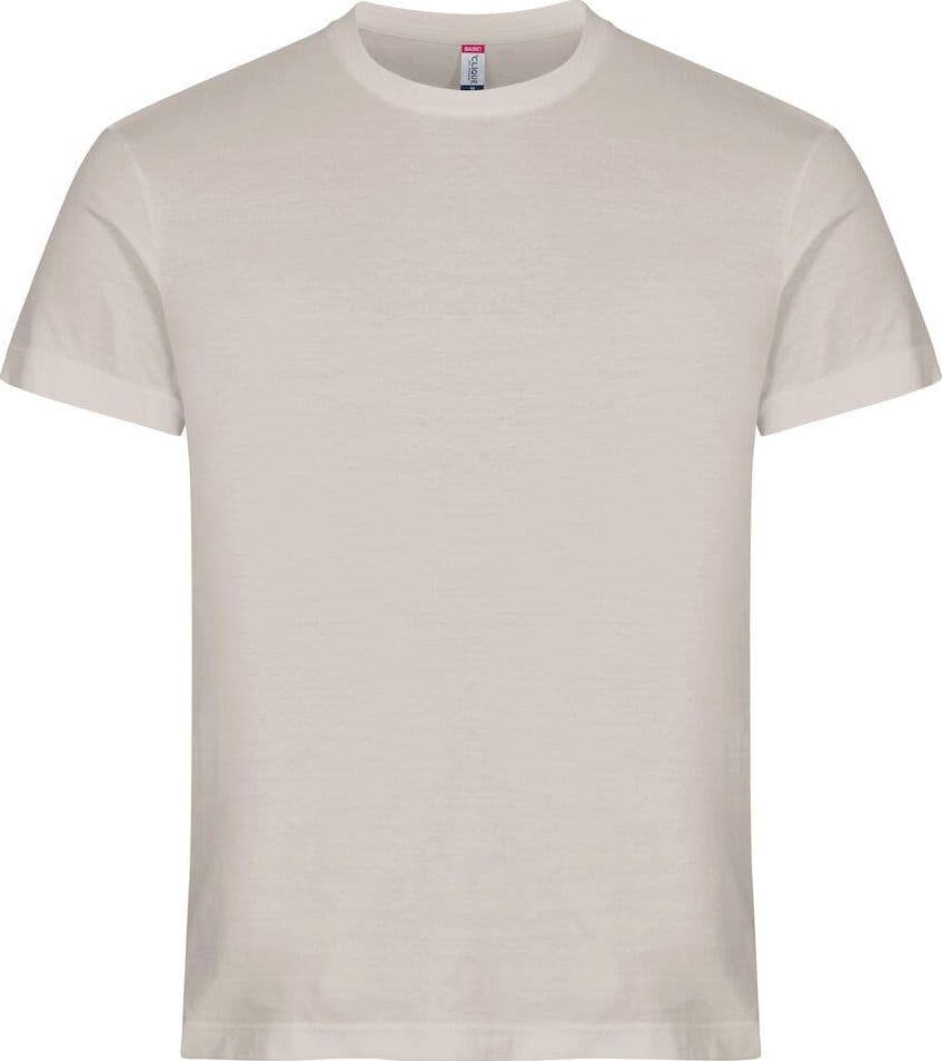 T-Shirt Clique Basic Grigio Pietra 145 gr Taglie Forti - 2