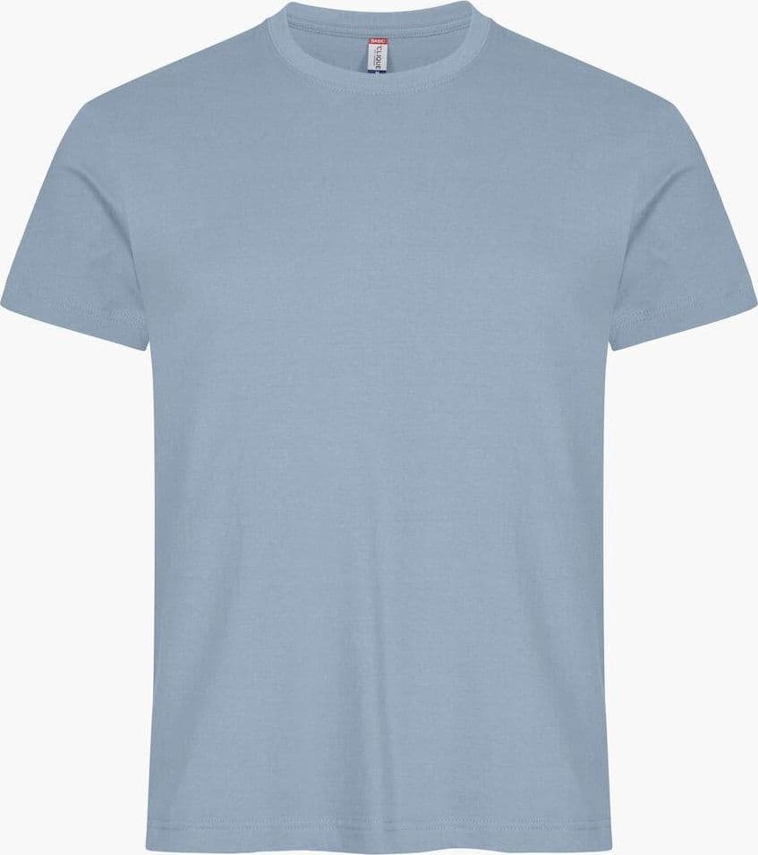 T-Shirt Clique Basic Azzurro 145 gr Taglie Forti - 2