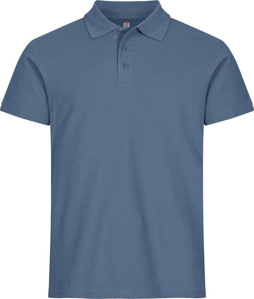 Basic Polo Blu Acciaio Polo Manica Corta - 2