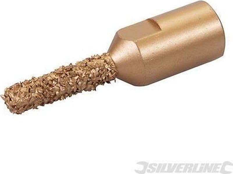 Punta per scanalatrici per muri in carburo di tungsteno 8 10 12mm – 12 mm – Silverline – dorato
