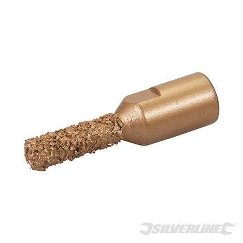 Punta per scanalatrici per muri in carburo di tungsteno 8 10 12mm – 10 mm – Silverline – marrone