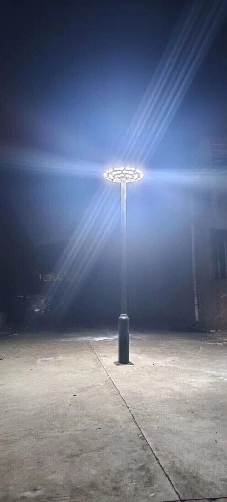 LAMPIONE SOLARE UFO Luce 6500K LED 1200W Sensore CREPUSCOLARE 100LM/W IP66 - 8
