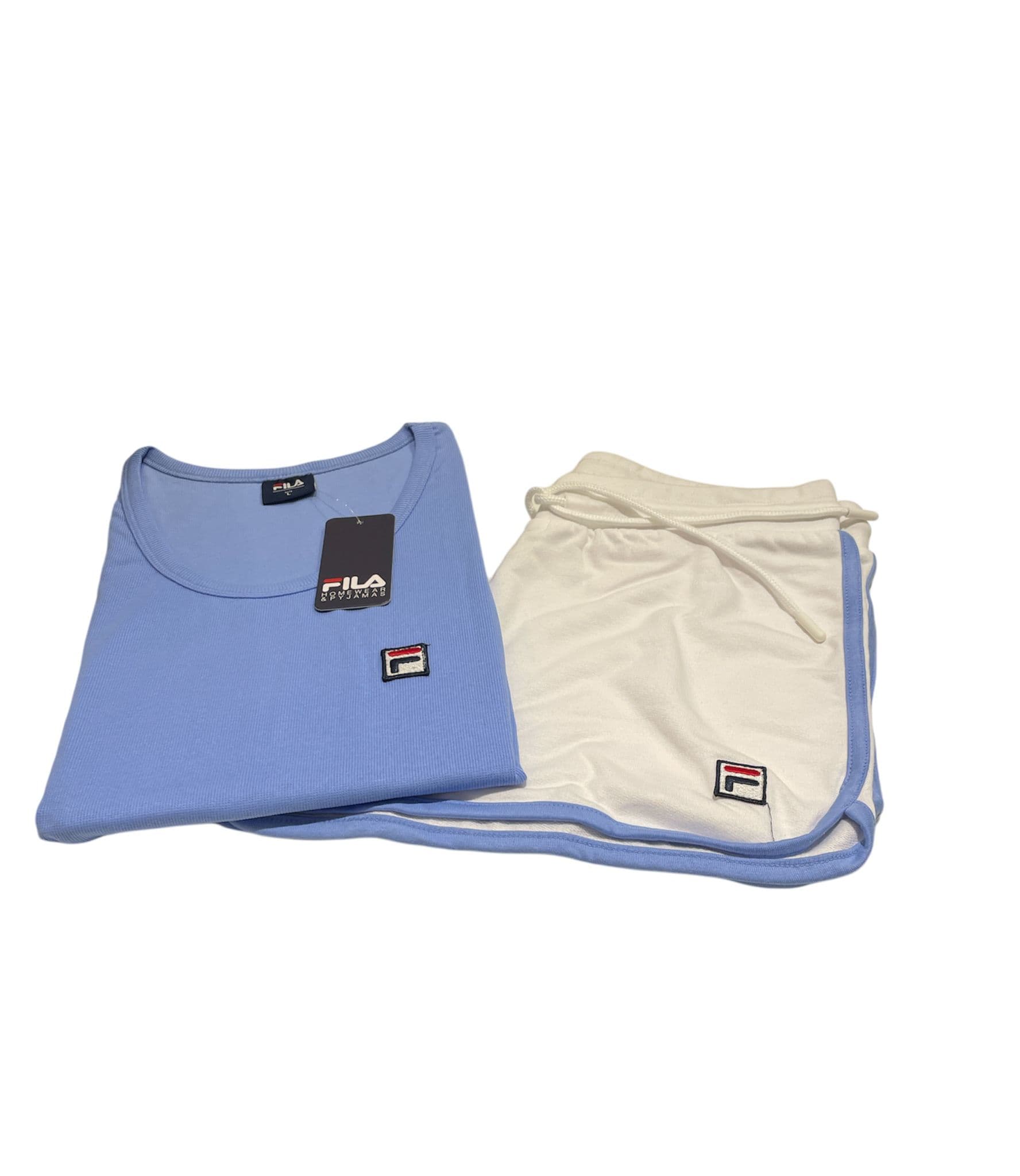Pigiama donna mezza manica e pantalone corto 100% cotone - Fila 4163 - 3