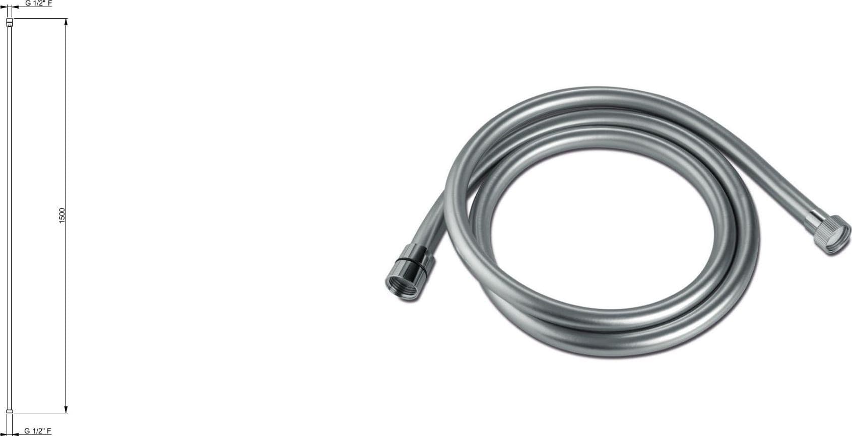 Flessibile in PVC da 150 cm di Tubico Nilo - 2