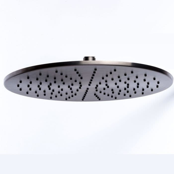 Soffione doccia tondo diametro 30 cm in acciaio inox 316L di Tubico Tevere - 7