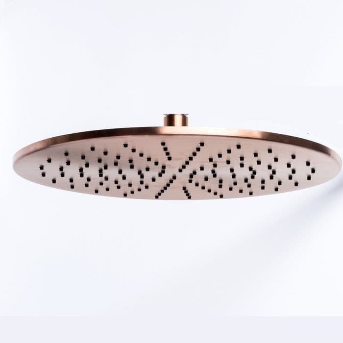 Soffione doccia tondo diametro 30 cm in acciaio inox 316L di Tubico Tevere - 6