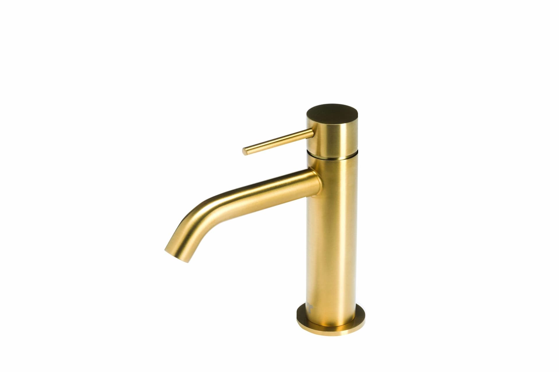 Miscelatore per lavabo bocca da 12 cm senza scarico in acciaio inox 316L di Tubico Tevere - 12
