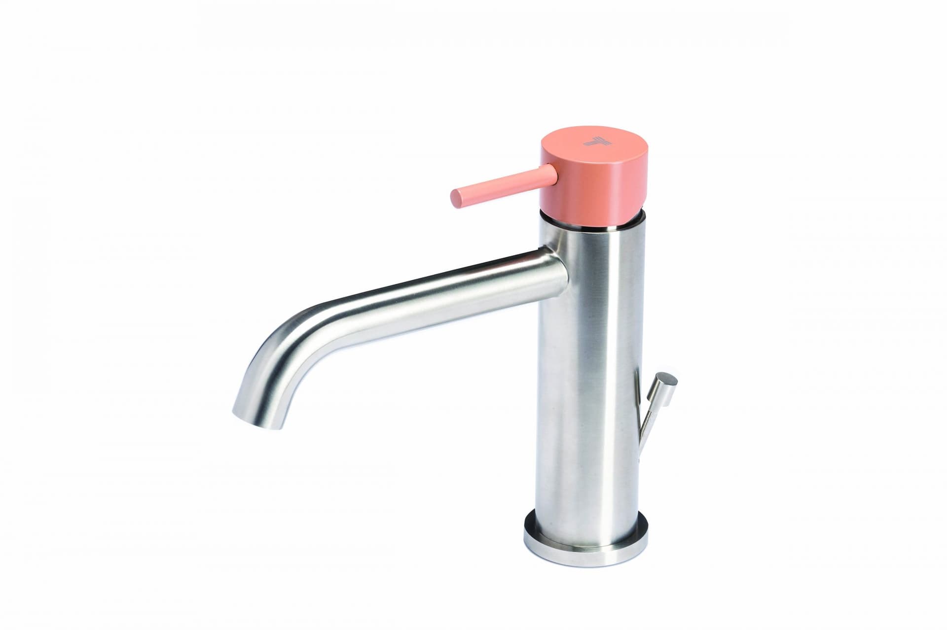 Miscelatore per lavabo con scarico e maniglia colorata di Tubico - 14
