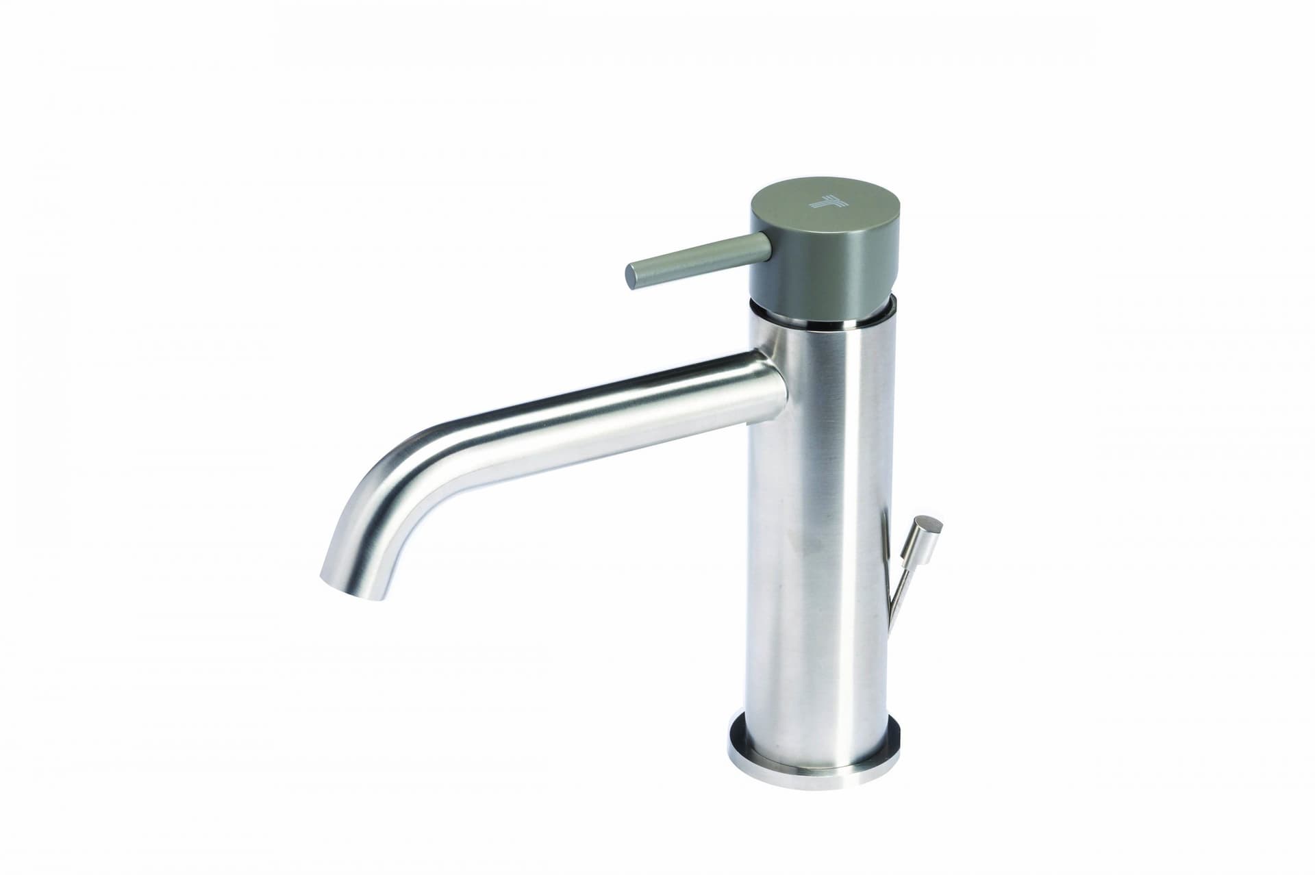 Miscelatore per lavabo con scarico e maniglia colorata di Tubico - 11
