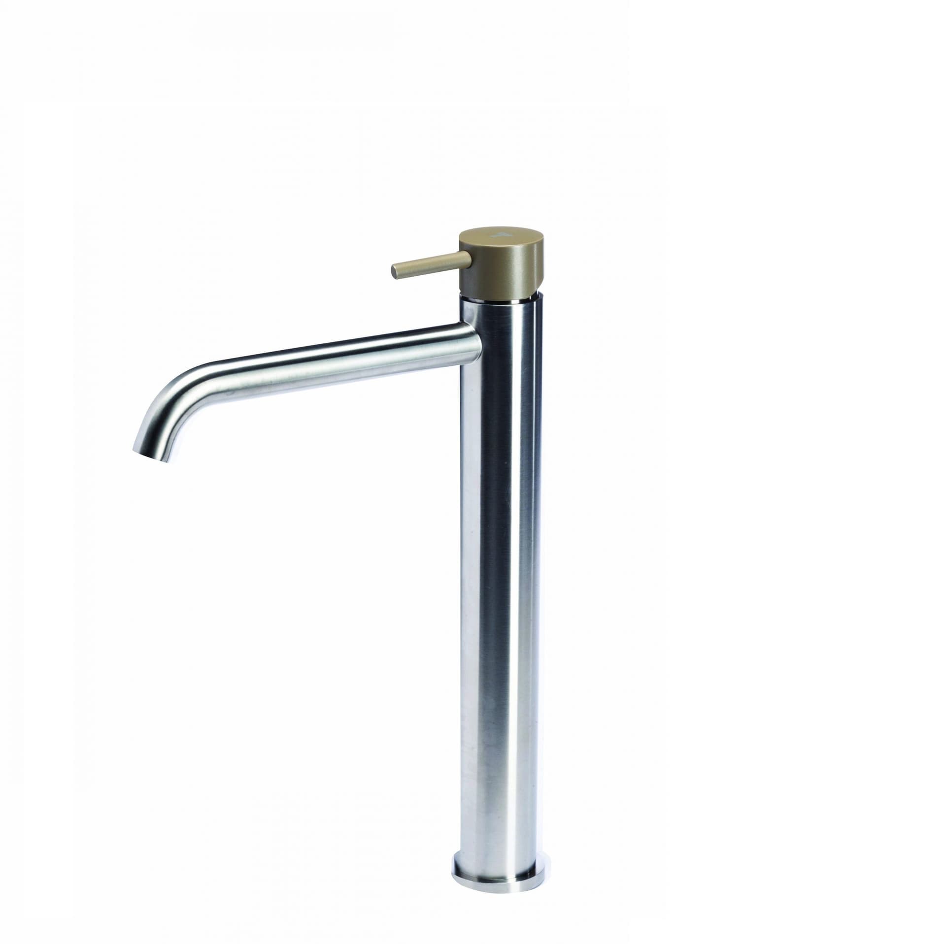 Miscelatore versione alta per lavabo senza scarico con maniglia colorata di Tubico - 13