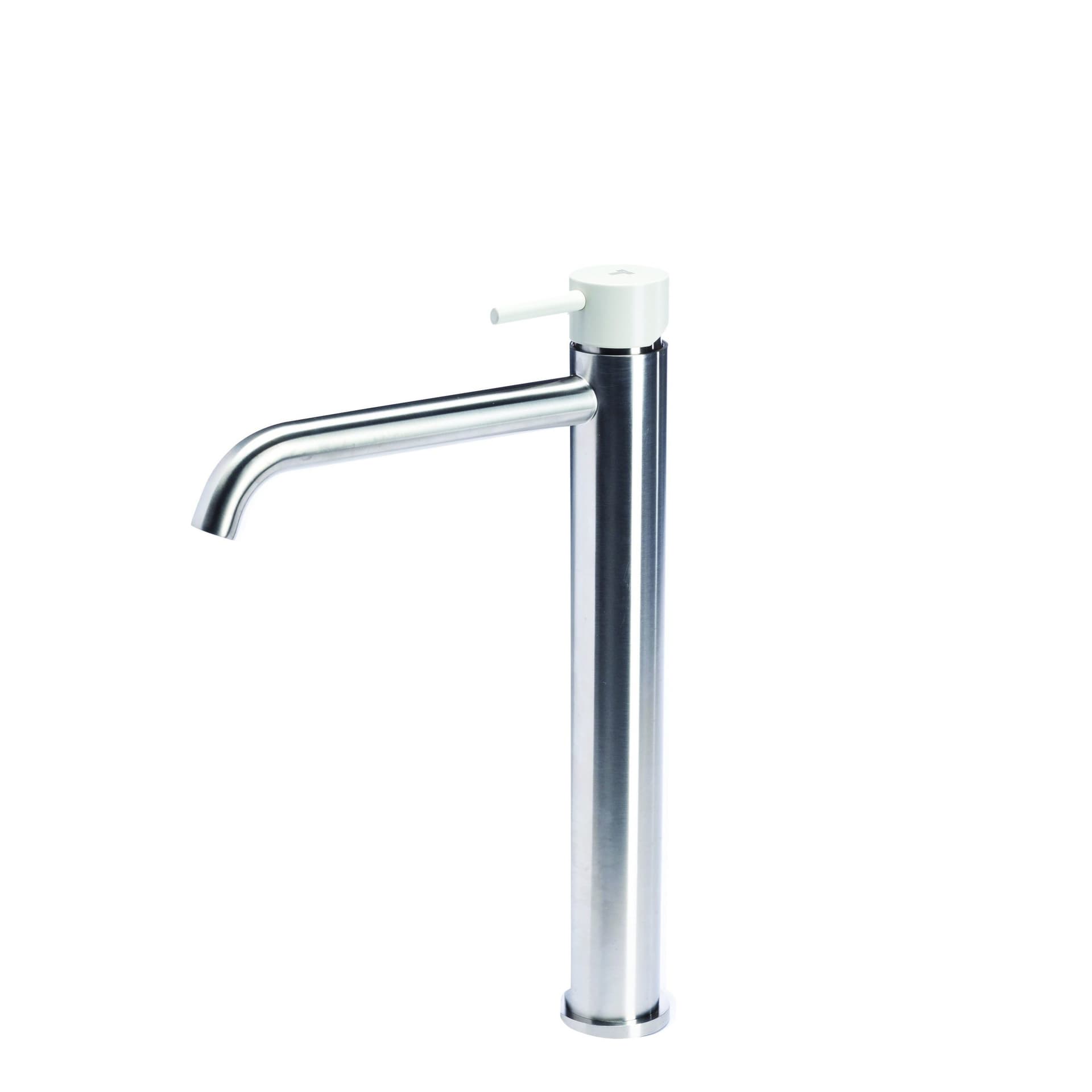 Miscelatore versione alta per lavabo senza scarico con maniglia colorata di Tubico - 9