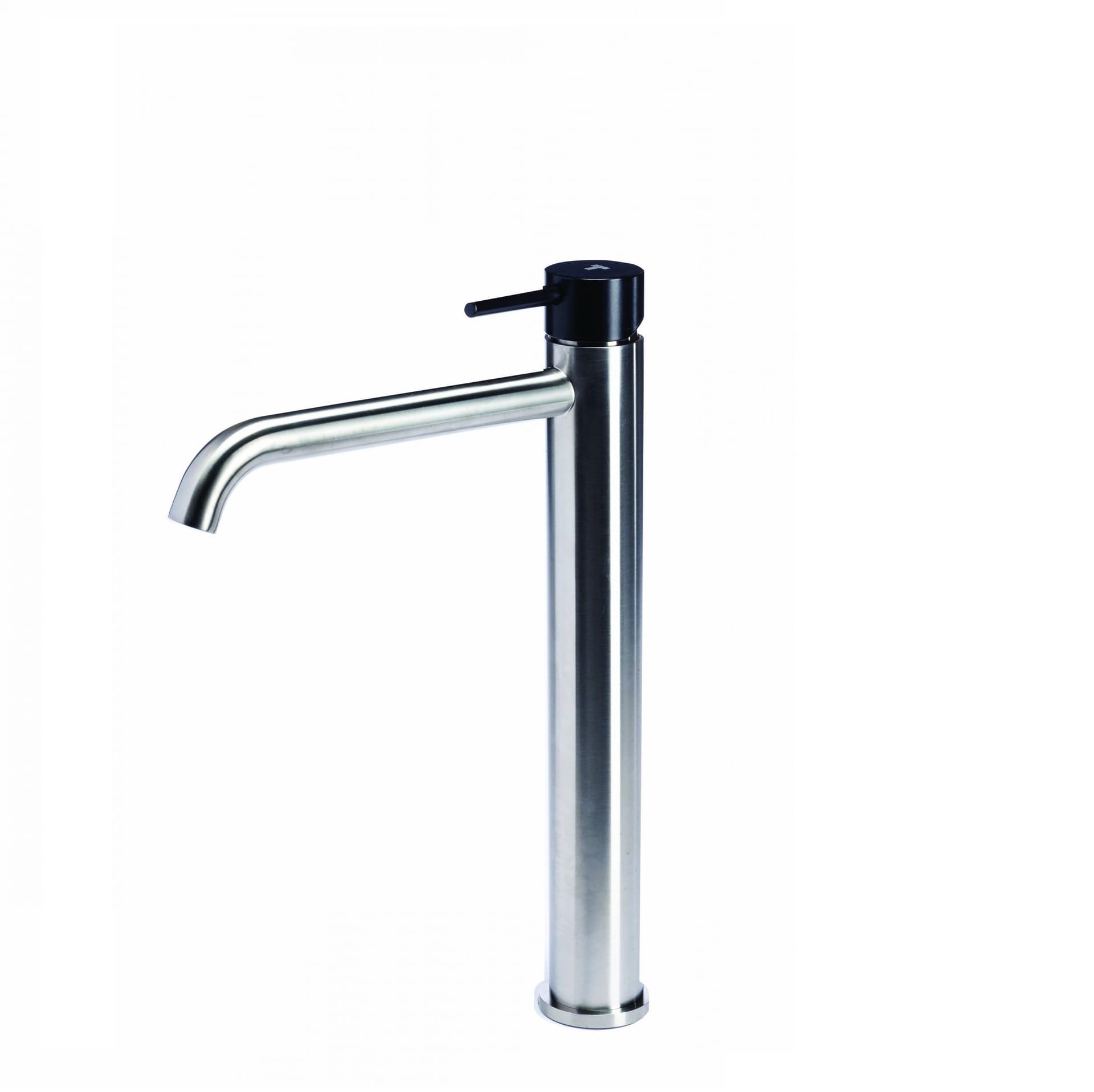 Miscelatore versione alta per lavabo senza scarico con maniglia colorata di Tubico - 16
