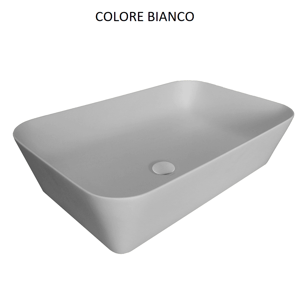 Lavabo da Appoggio in Solitex Rettangolare - 4