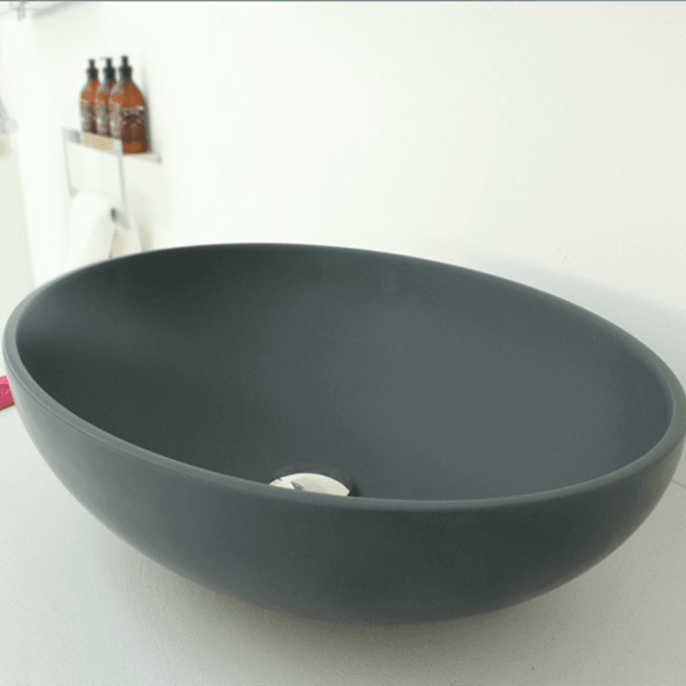 Lavabo da Appoggio in Solitex Ovale - 5