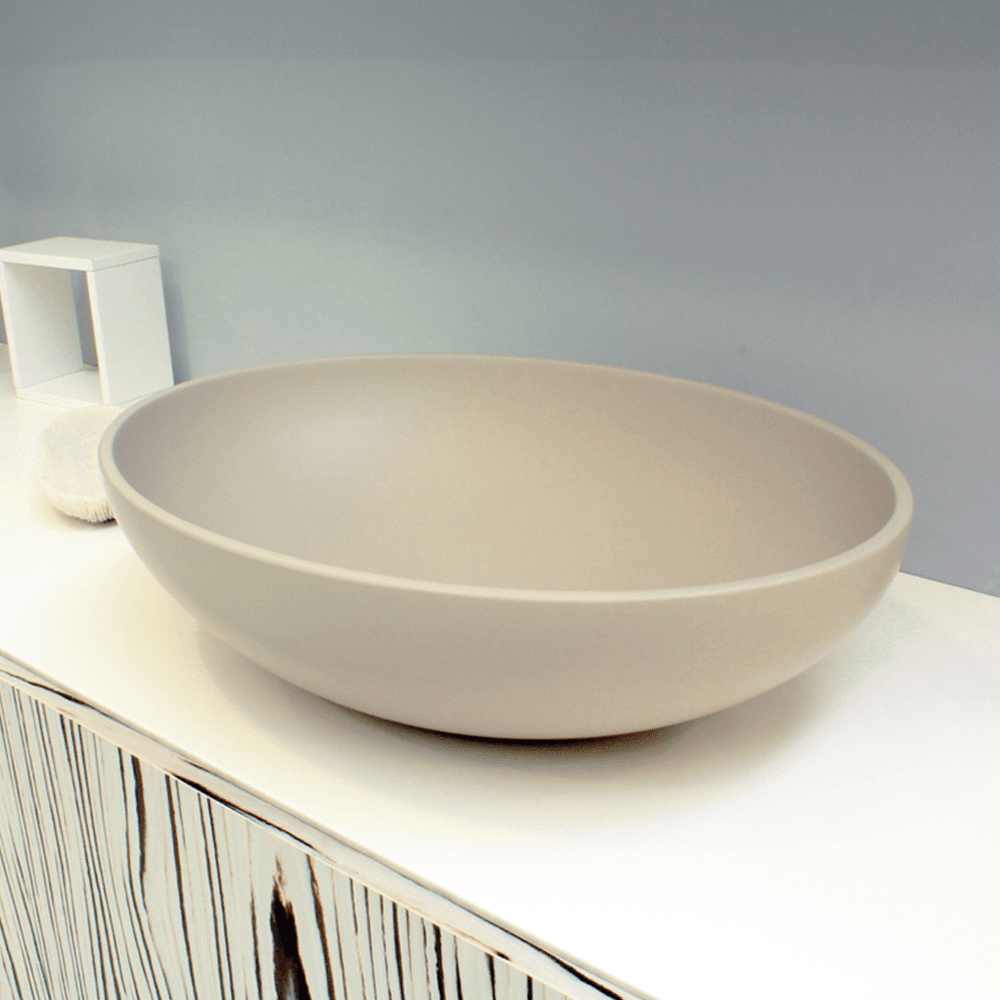 Lavabo da Appoggio in Solitex Ovale - 6